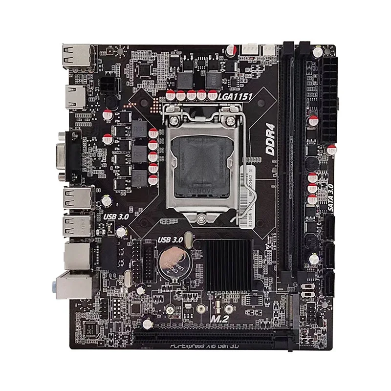 

H110 Motherboard DDR4 LGA1151 Intel H110 Micro ATX DDR4 Motherboard Support I5 I7 Processor PC Gaming Motherboard