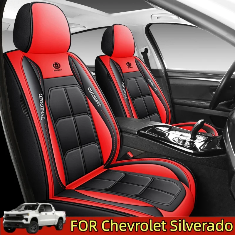 

FOR Chevrolet Silverado Car seat cover waterproof artificial leather comfortable muscle seat cover full wrap 5 seat cover four