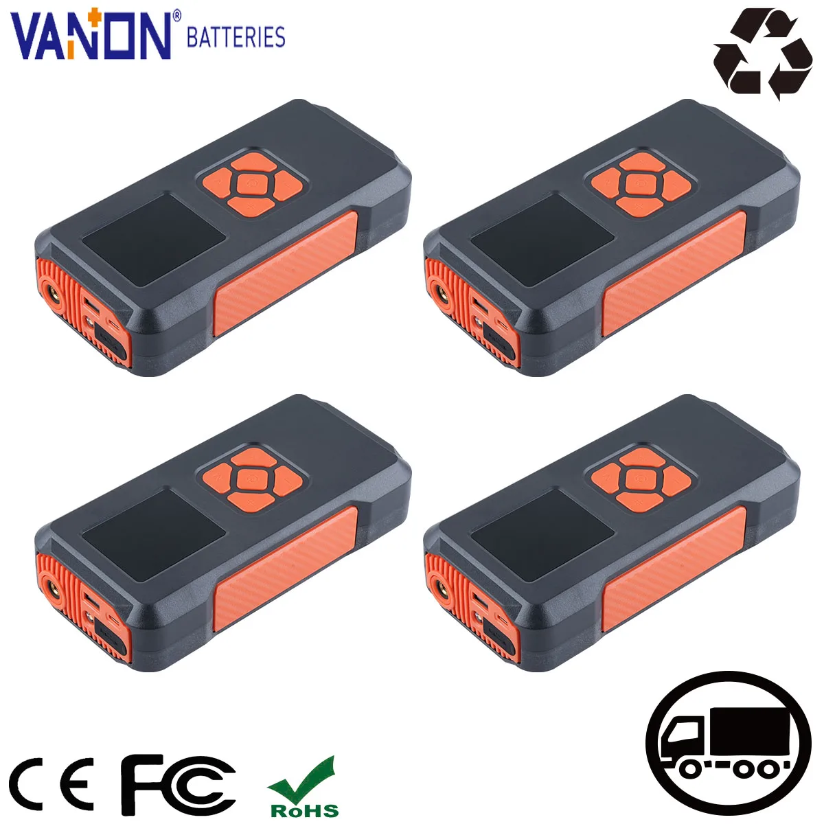 

VANON 1/2/4Pack 12V 10Ah power supply&inflator pump power supply MD02