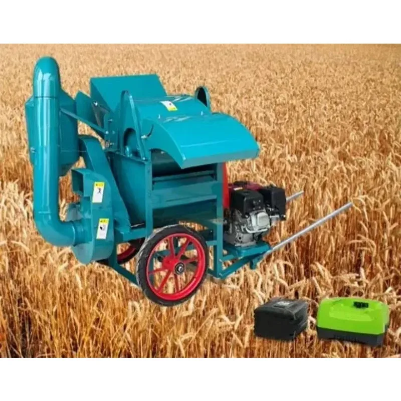 New Agricultural Electric Thresher Multifunctional for Rapeseed Soybeans Sorghum Wheat Soybean Rapeseed Harvest