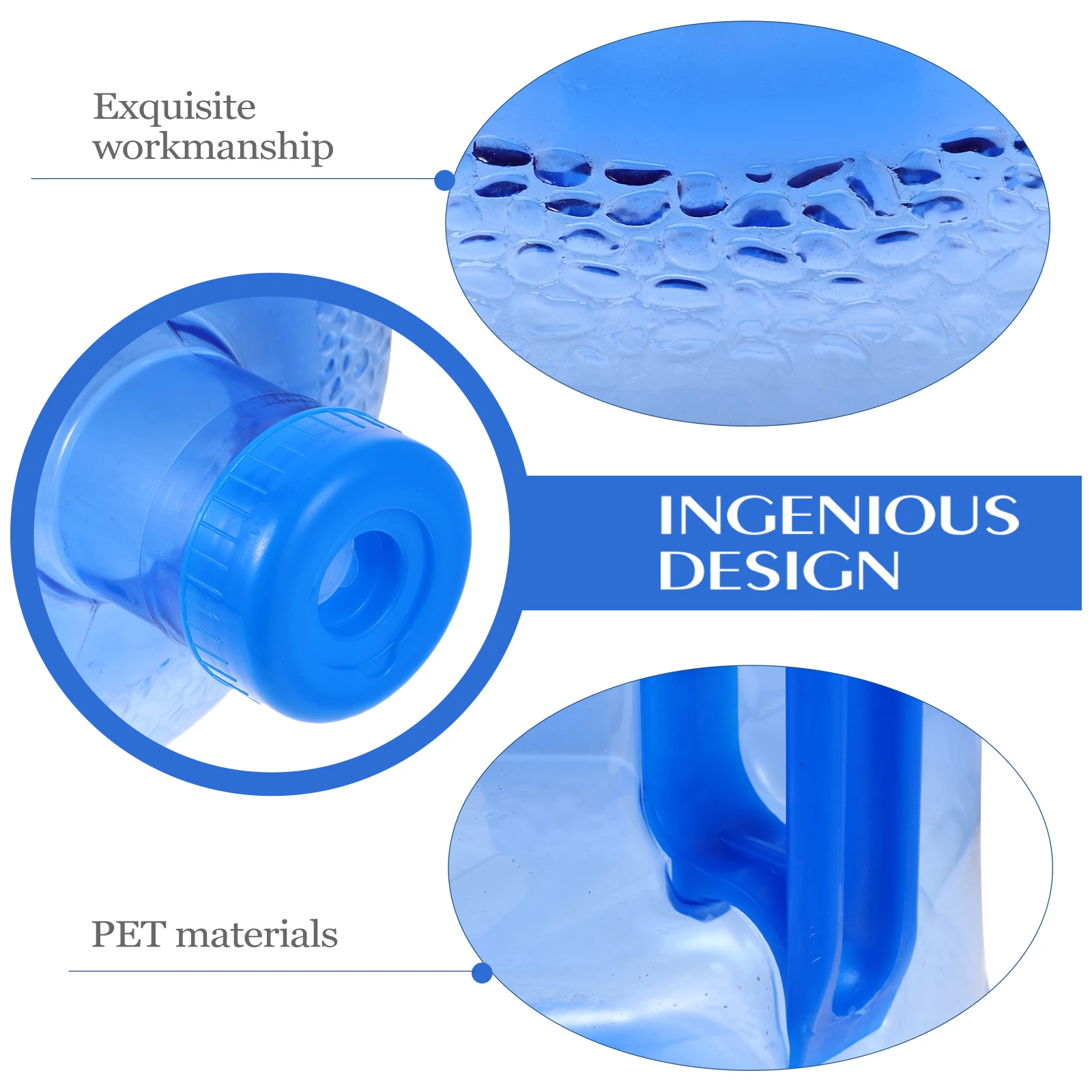 زجاجة مياه محمولة بسعة كبيرة للتخييم والأنشطة الخارجية والمشي لمسافات طويلة والسفر وحاوية تخزين المياه