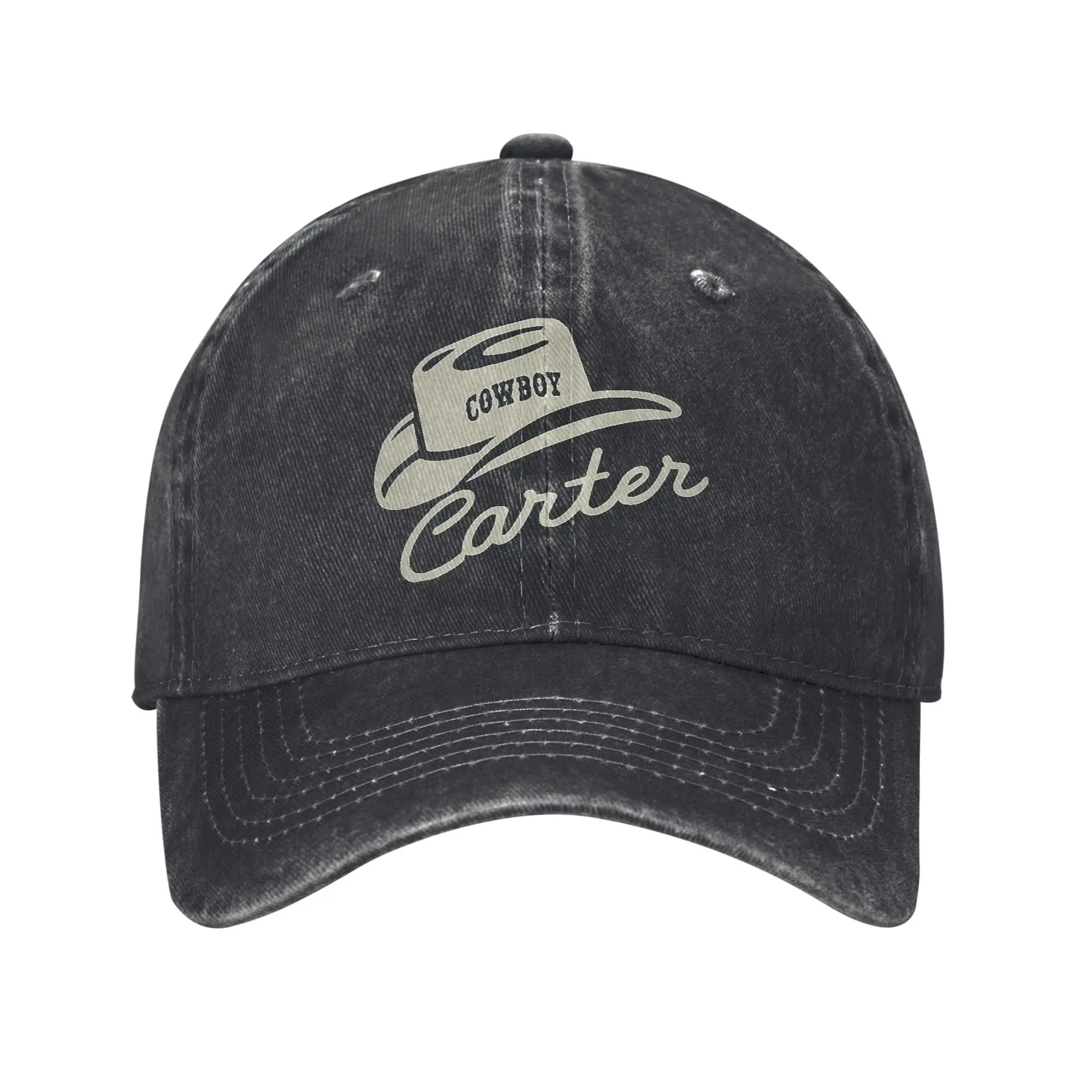 

Ретро ковбойская бейсболка Carter Beyonces, ретро потертая джинсовая шляпа Snapback, регулируемая кепка для активного отдыха