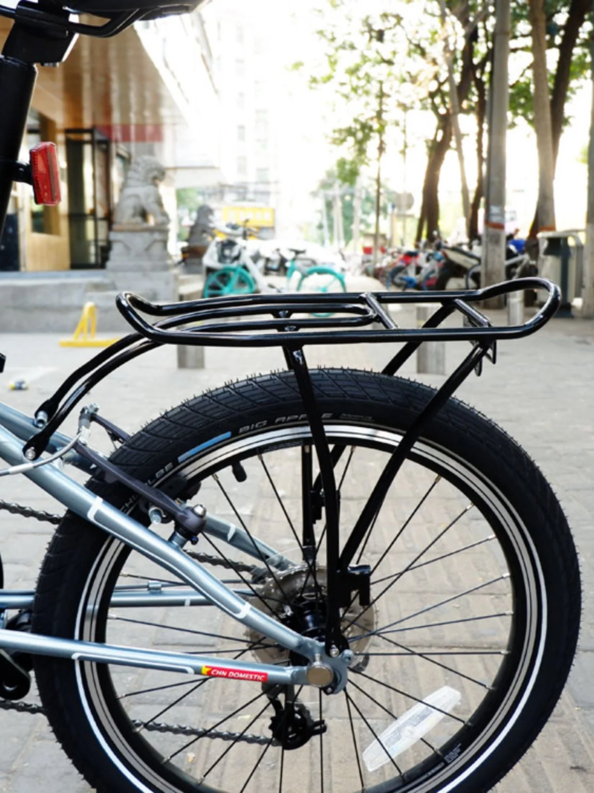 Dahon Original 20 Inch Folding Bike Rack P8 Rear Rack V Brake D8 Disc Brake Clothes Hanger SP18 Super Light Tail Rack