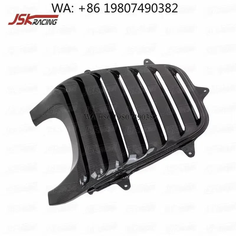 Wmwmnu Carbon Fiber Rear Exhaust Panel Vent Cover Trim for 2014-2017 650S Car Styling Accessories Exterior Decoration