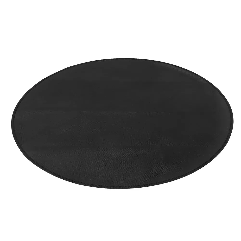 24 Inch Round Bbq Grill Mat Fireproof Heat Resistant Outdoor Fire Pit Pad for Deck Protection Camping Waterproof Floor Mat view 3