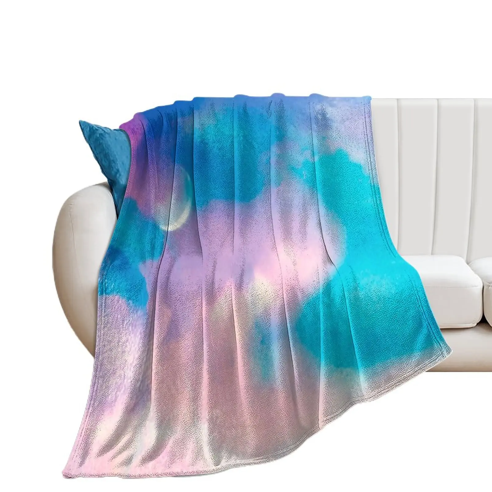 Aquarius Moon Throw Blanket Hairys Soft Plush Plaid Sofa Throw Quilt Blankets