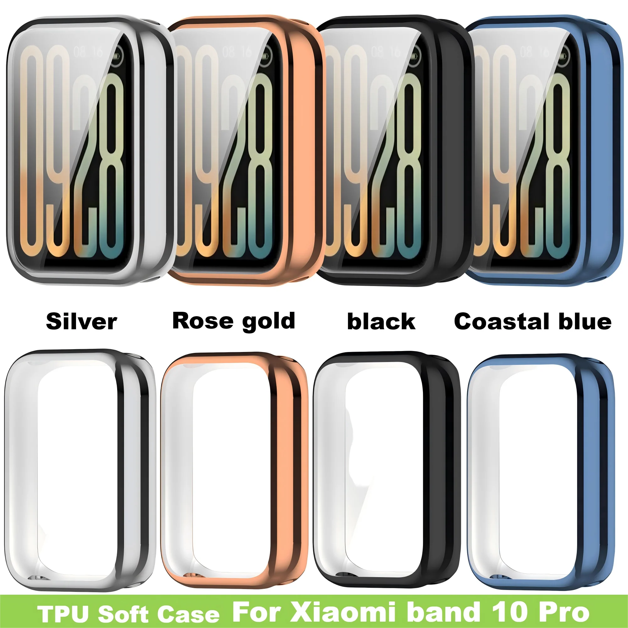 TPU Soft Case For Xiaomi band 10Pro Standard version smart watch case for Xiaomi band 10 Pro Ceramic version Protective cover