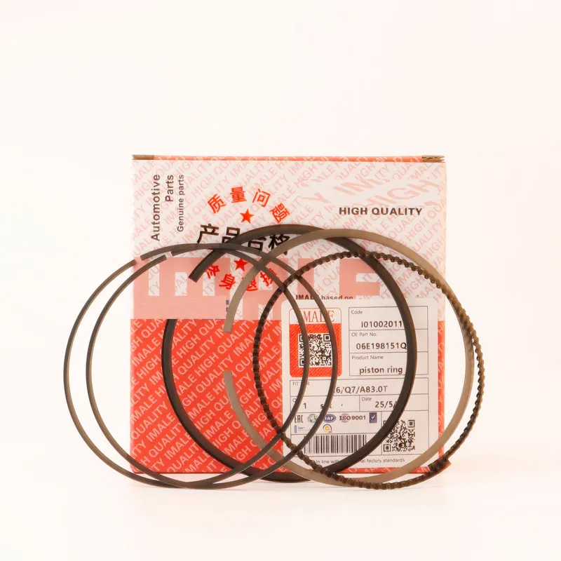 6× 84.51mm Piston Rings Set 6E198151Q 06E198151L  06E198151J 06E107065DM For Audi A4 S5 A6 Q5 Q7 for VW Touareg 3.0 TFSI