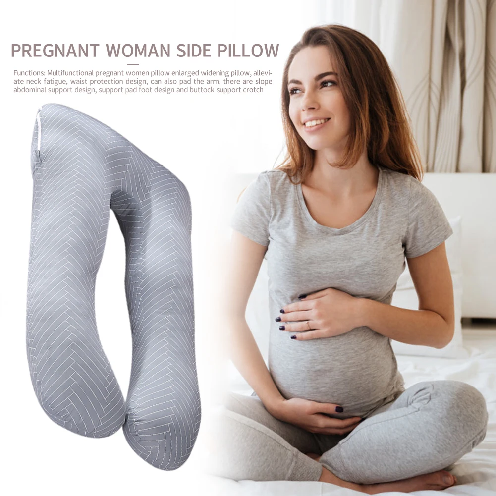 Multi-function Maternity Pillow Case Cotton Printing Cover U-Typ Pregnancy Women No filling