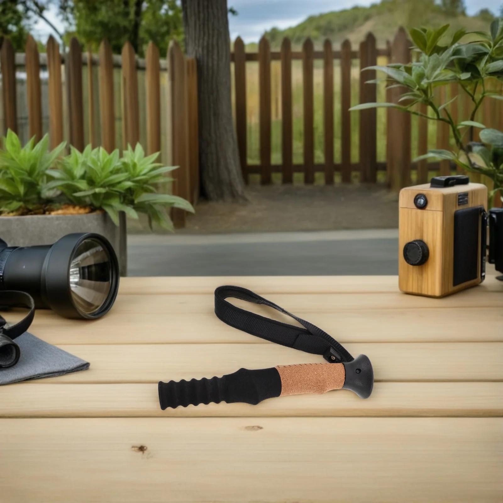 

Trekking Pole Handle Climbing Assist Cane Grip Canes Adapter Hiking Cork Travel