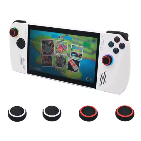 Silicone Soft Thumb Stick Grip Cap Joystick Cover Protector For Steam Deck/Oled For ASUS ROG Ally X Game Console Thumbstick Case