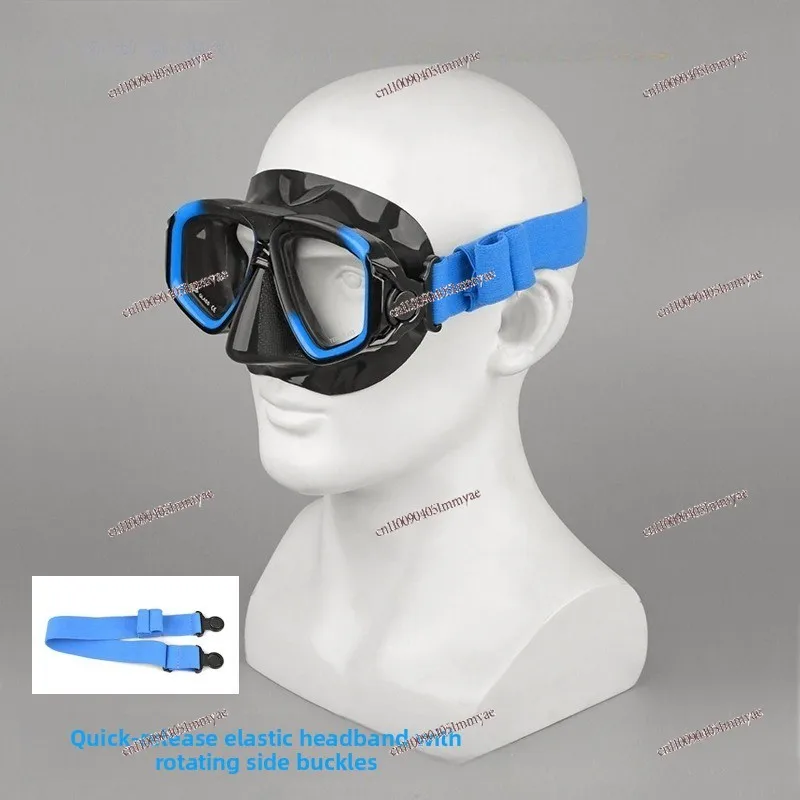 

New elastic headband diving mask anti-fog frog mirror