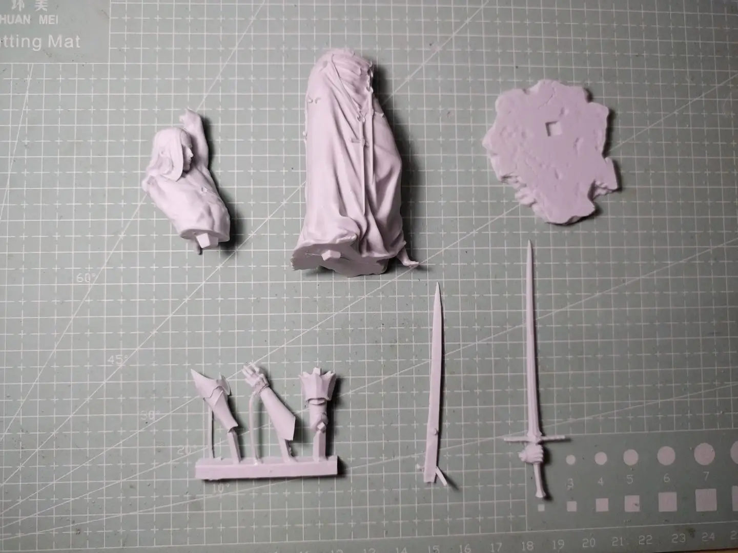 Figurine GK en résine 1/24, kit non assemblé et non peint