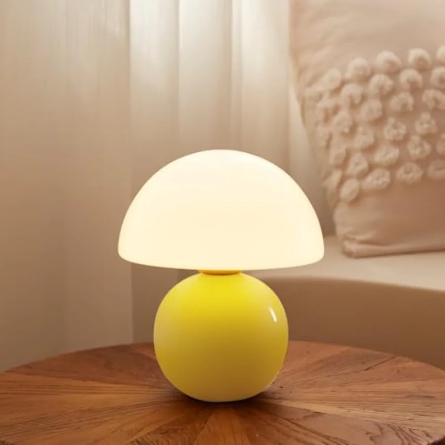 

Mushroom Lamp Desk Lamp for BedroomTable Bedside Small Lamps for Living Room Mushroom Decor Cute Mini Modern Mid Century Lamps
