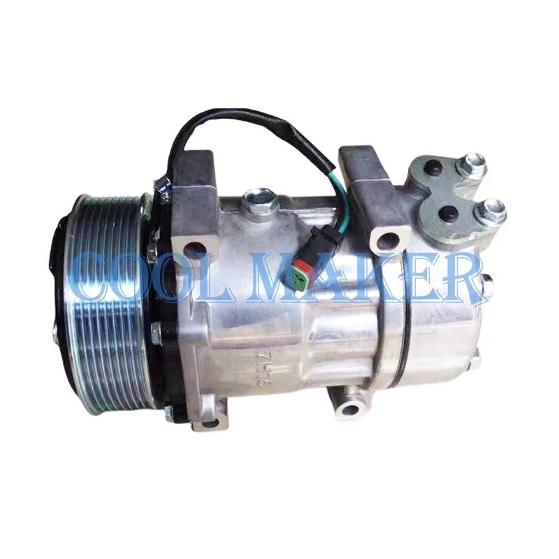 SD7H15 air conditioner 24V for Scania Trucks  ac compressor 8PK/10PK 1888032 1531196 1853081