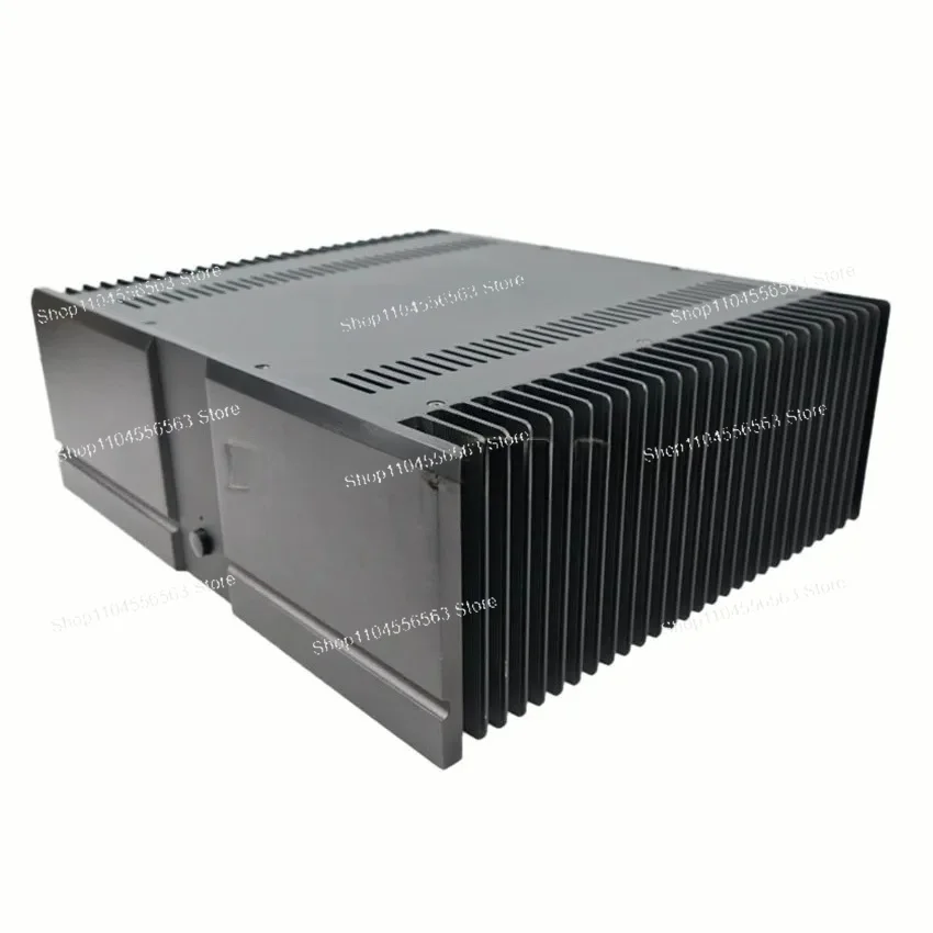 All Aluminum Power Amplifier Enclosure – 430×150×315/363/415mm Class A Amp Chassis for DIY Audio