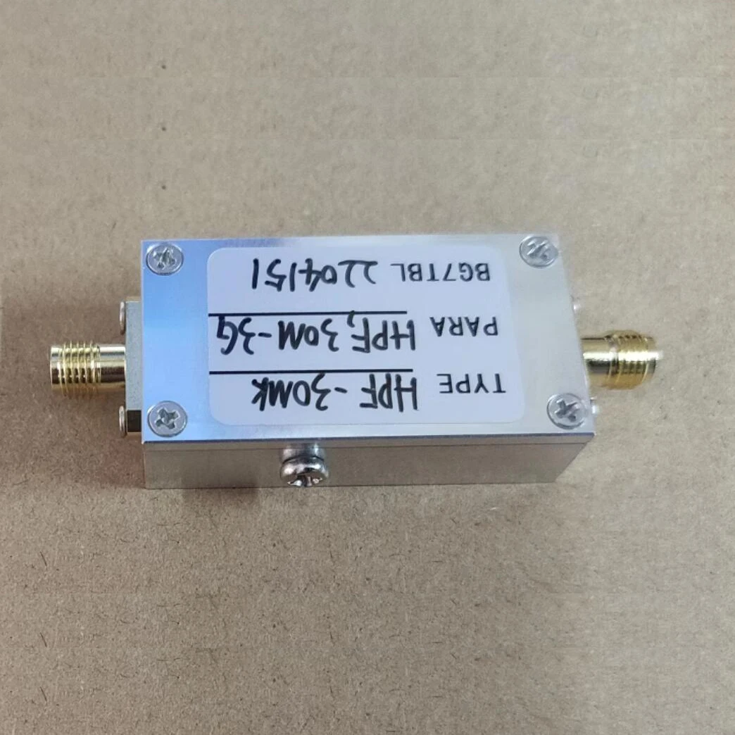 High Pass Filter HPF 30M-3Ghz For 868M 915M 1.2G 1.5G 2.4G WIFI GPS SDR Drone LORA Helium Miner RFID Receiver