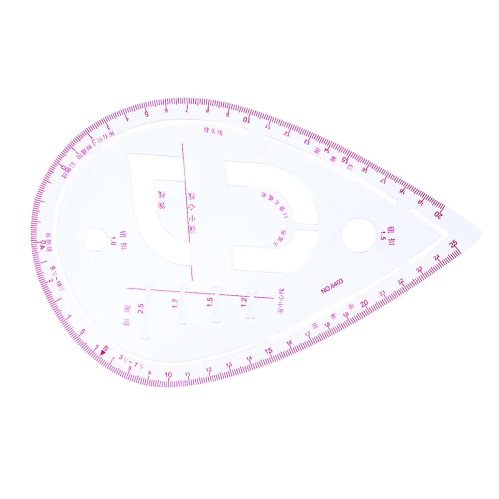 5pcs Multifunctional Cutting Ruler Set High Accuracy Tailor Rulers Durable Sewing Tools For Garment Design Clothing Measuring