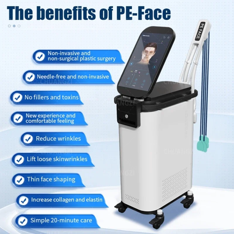 PE-face EMS Acne Scar Removal Face Lift Anti Wrinkle Female Strong Pulsed Magnetic Electromagnetic Muscle Sculpting