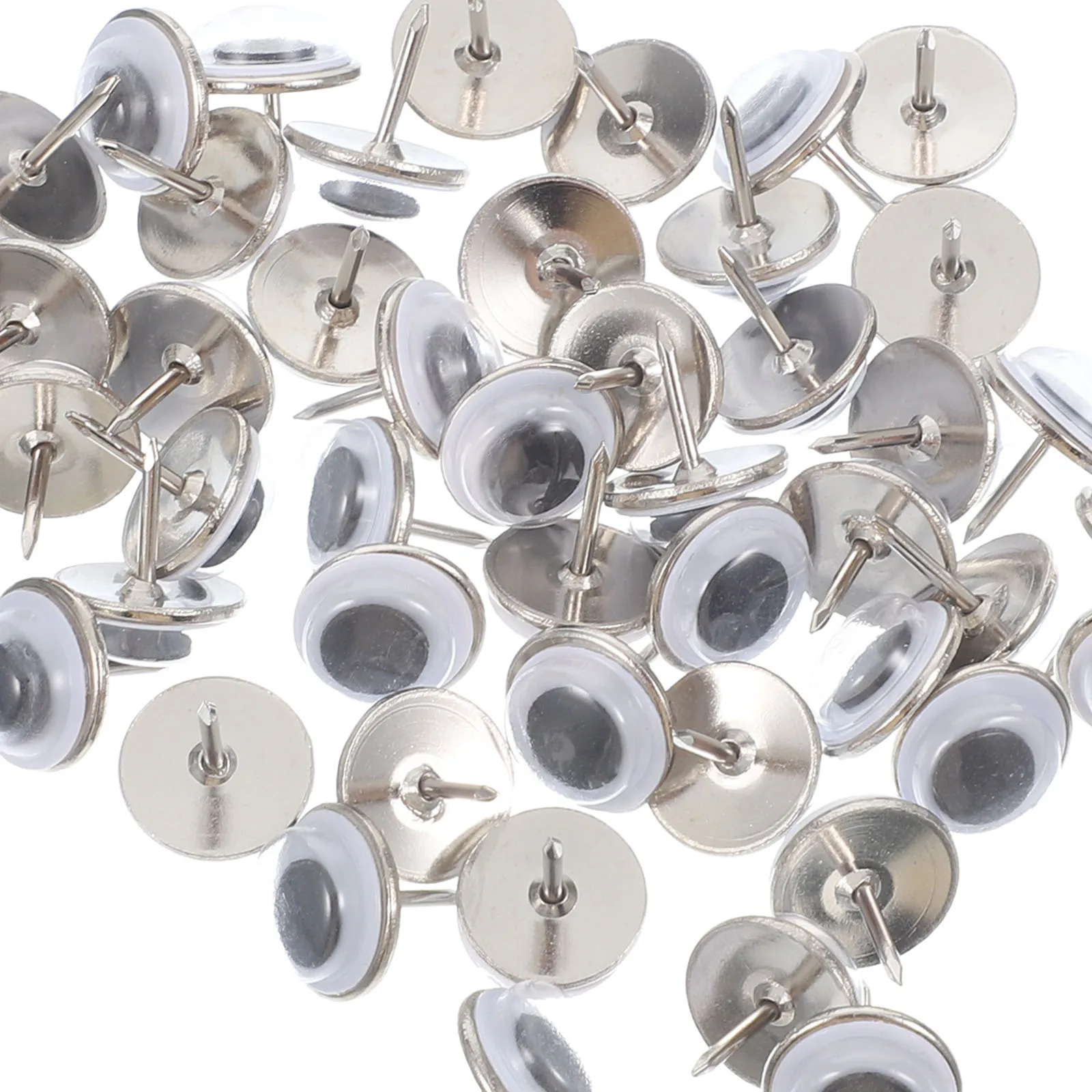 

50 Pcs Cartoon Eye Pushpin Pins Thumb Tacks Household Cute Multi-function for Wall Nice Pushpins Decorative Nails Office
