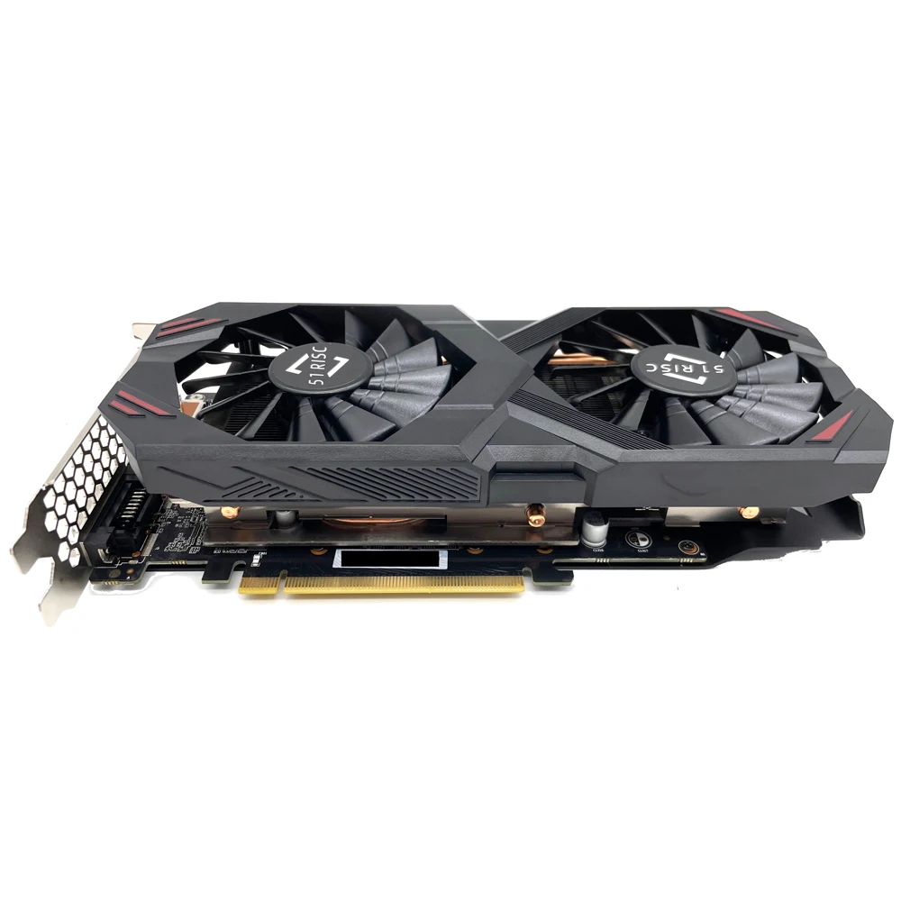 SHELI 51RISC GeForce RTX2060Super 8GB GDDR6 PCIE16 256Bit 비디오 카드, 컴퓨터 사무실 구성 요소 그래픽 카드 게임