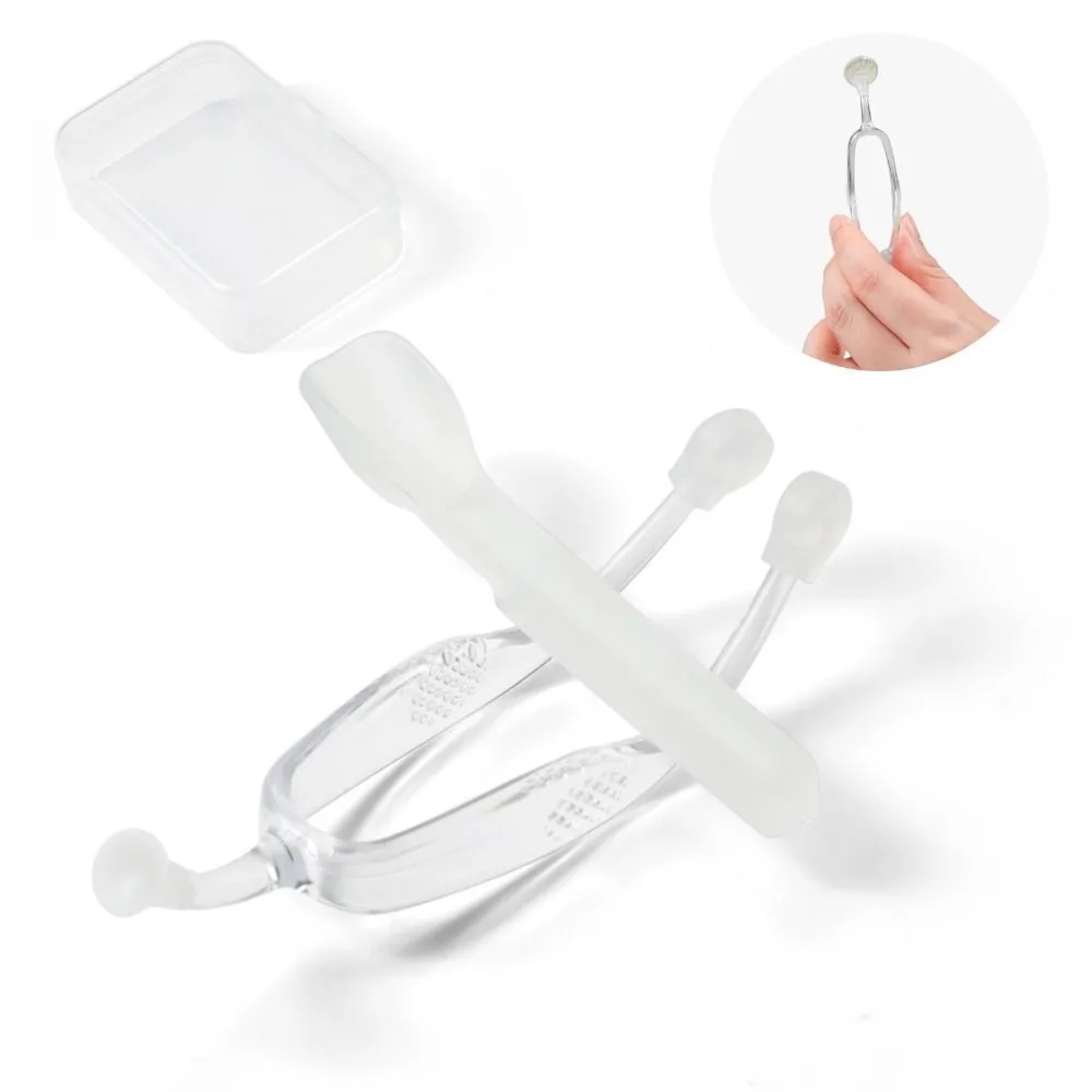 Convenient Contact Lens Wearing Aids with Box Portable Contact Lens Remove Tweezers Soft Suction Rod Integrated Support Set