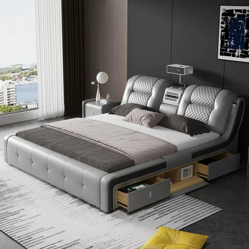 Futuristic Loft Beds Gaming Japanese Drawers Adults Clearance Beds Seating Daybed Cama De Casal Bedroom Full Set Furniture