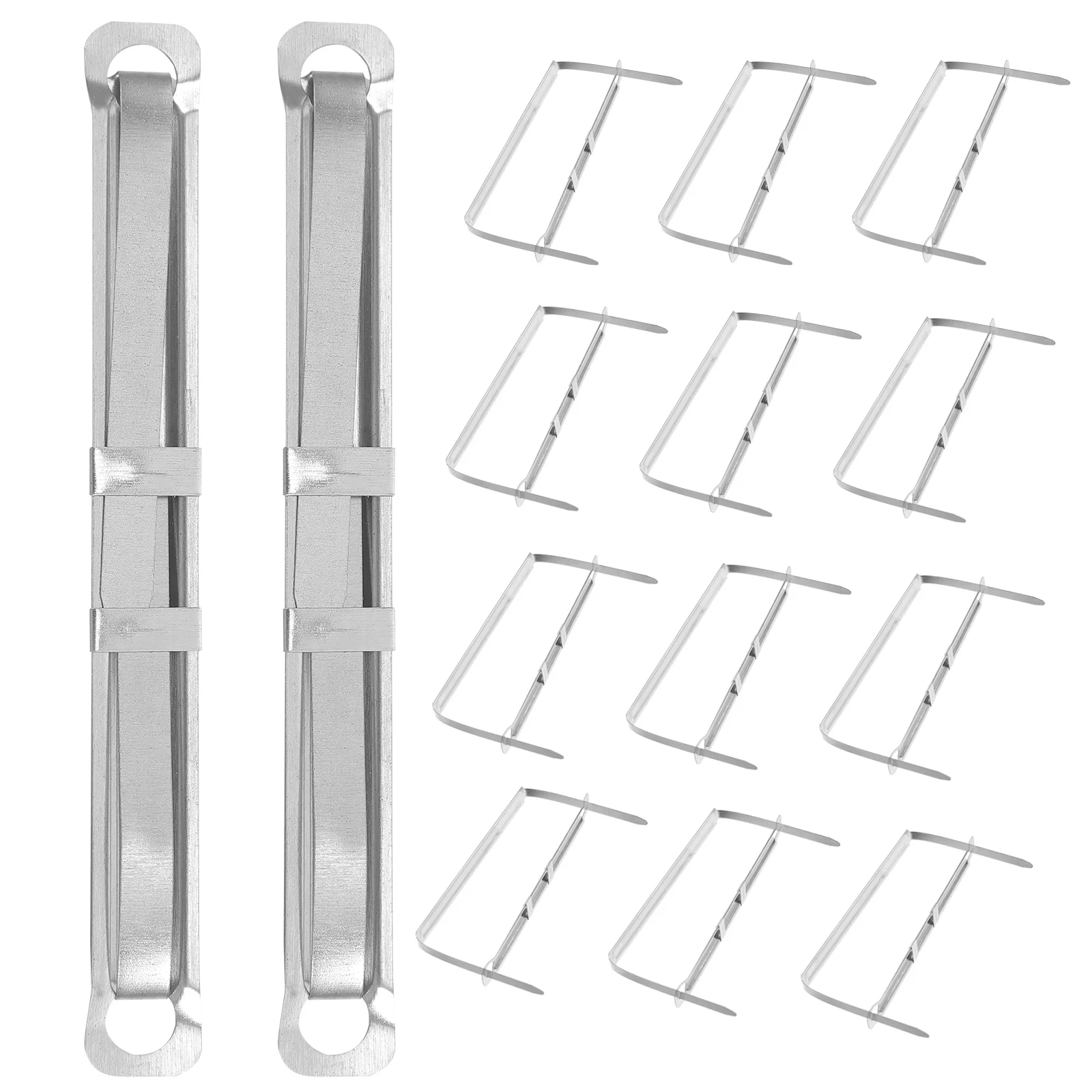 

100 Pcs Hole Punch Rust-resistant Puncher Durable Portable Metal 2-hole Paper Silver