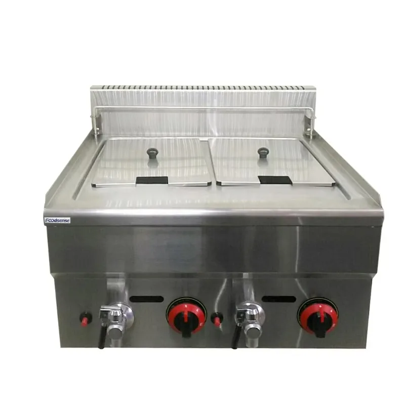 

High Quality CE ISO Double Chicken Open Fryer for Potato Chips/gas Open Deep Fryer