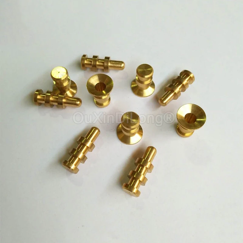 4PCS Brass Table Top Leaf Alignment Pins Table Pins Dowels Dining Table Sleeve Connectors Extension Table Leaf Hardware FG1506﻿