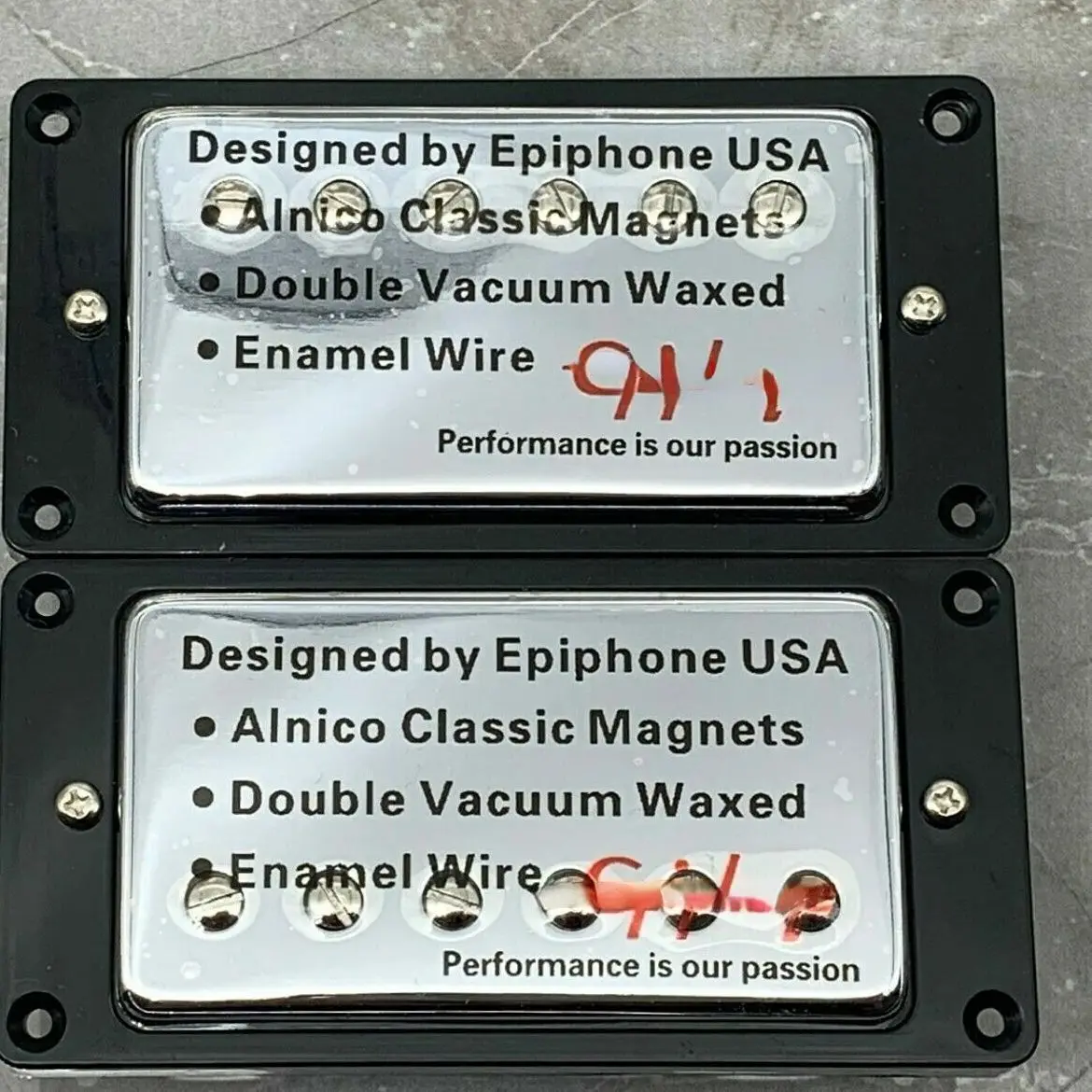 Hot Products-Original Standard Electric Guitar Humbucker Pickup Zebra With Wiring Harness