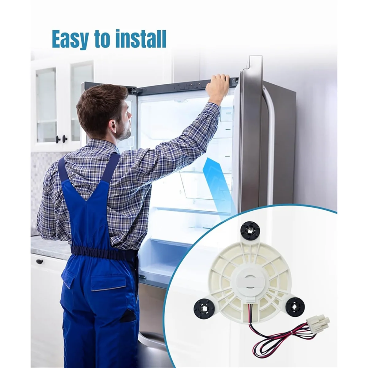 ZWF-30-3 motor de ventilador evaporador de geladeira para samsung peças de reposição de motor de ventilador de refrigeração de geladeira dc12v 2.5w-lite