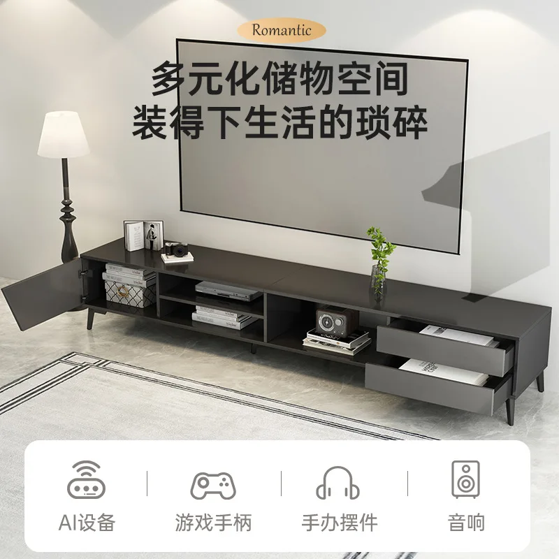 TV cabinet living room household small apartment floor-to-ceiling modern simple storage storage TV cabinet