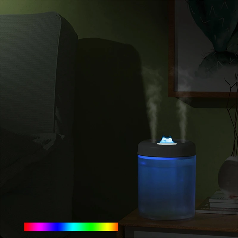 Humidificador ultrasónico USB, Difusor de aire aromático, luz calmante, aromaterapia, Difusor para el hogar