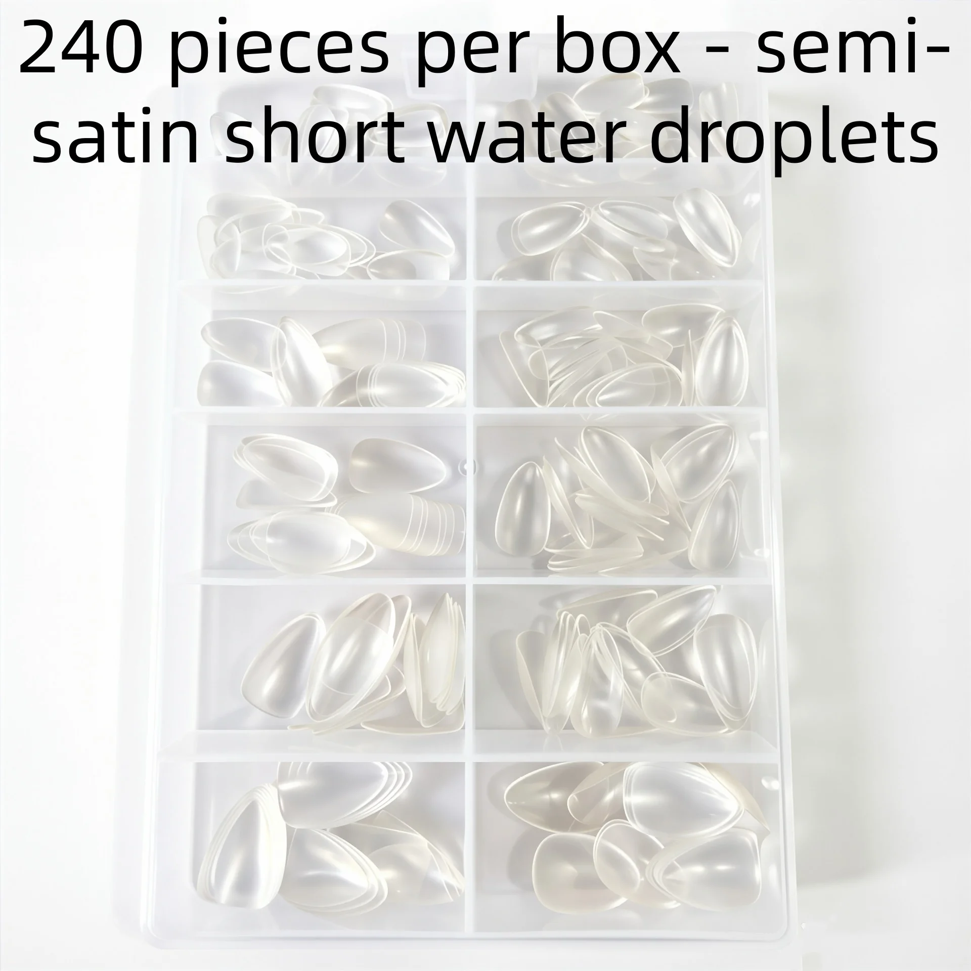 Kurze weiße künstliche Zehennägel, vollflächig abdeckend, French Press-On, nahtlose quadratische Zehennagelspitzen für DIY-Pediküre-Kunst – Detail 18