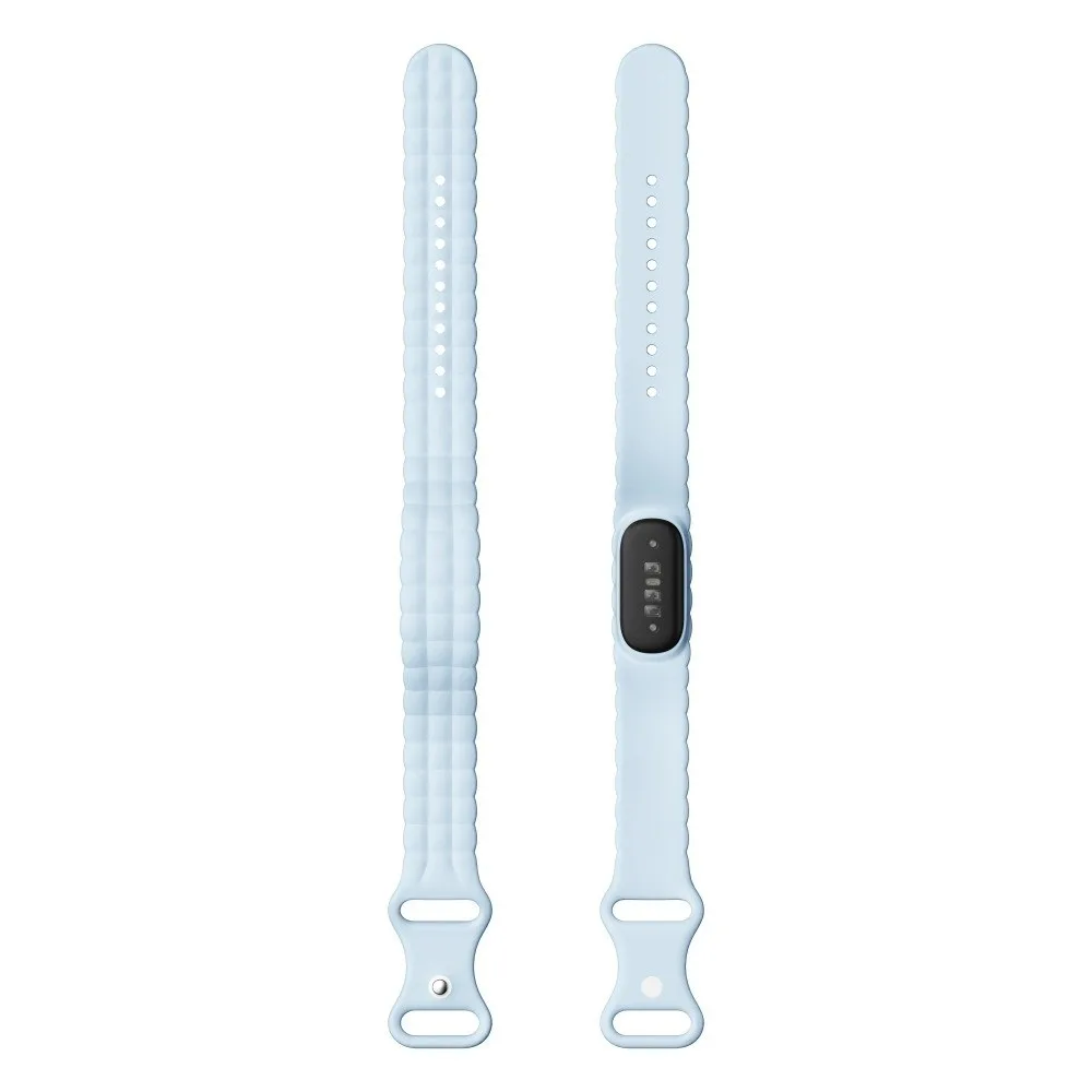 Water Resistant Cloud Silicone Band Lightweight Sweatproof Sport Strap Breathable Butterfly Buckle for Google Fitbit Air