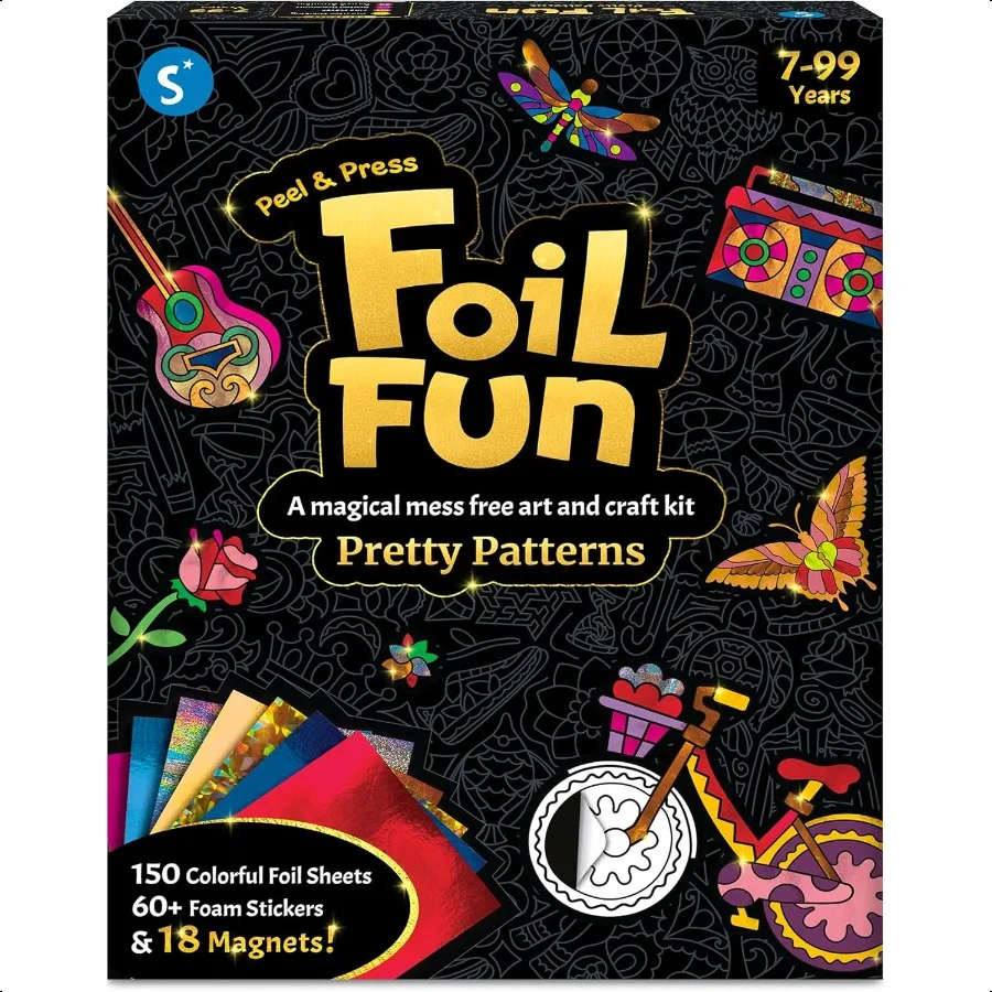 lamina-de-patrones-bonitos-y-divertidos-18-imanes-diy-arte-mfree-kits-de-manualidades-de-actividades-creativas-coloridas-para-fiestas-mas-de-60-pegatinas-de-espuma-regalos-para-adolescentes