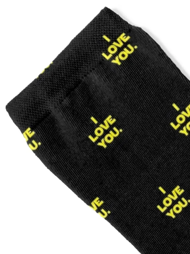 I love you. I know. (I love you version) Socks winter Running hip hop luxe Girl'S Socks Men's