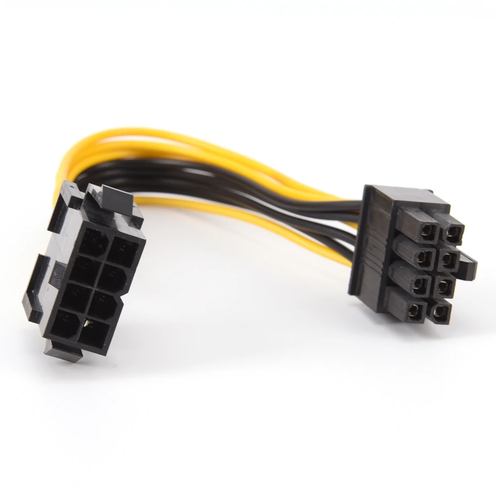 1/3/5/10pcs  19cm 8 Pin ATX EPS Male to Female Power Extension Cable CPU Mainboard Power Extension Adapter Cable