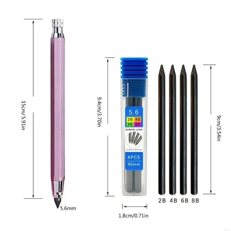 Lápis mecânicos 5,6 mm W89C 5,6m