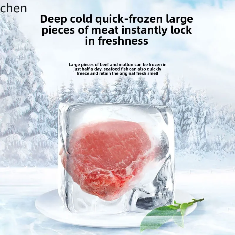 HTT micro-frost small freezer small conversion full freezing and refrigeration dual-purpose first-class energy efficiency mini