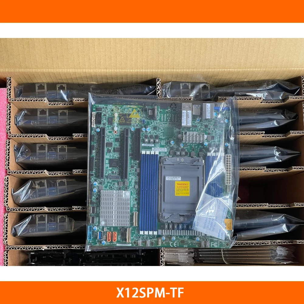 X12SPM-TF M-ATX For Supermicro C621A LGA-4189 2TB 3DS DDR4-3200MHz 10XSATA 3 Server Motherboard High Quality Fast Ship