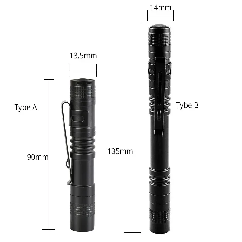 1-10PCS Mini Portable Flashlight Pocket Bright High Power Handheld Pen Light led Torch for Camping Outdoor Emergency Home Use