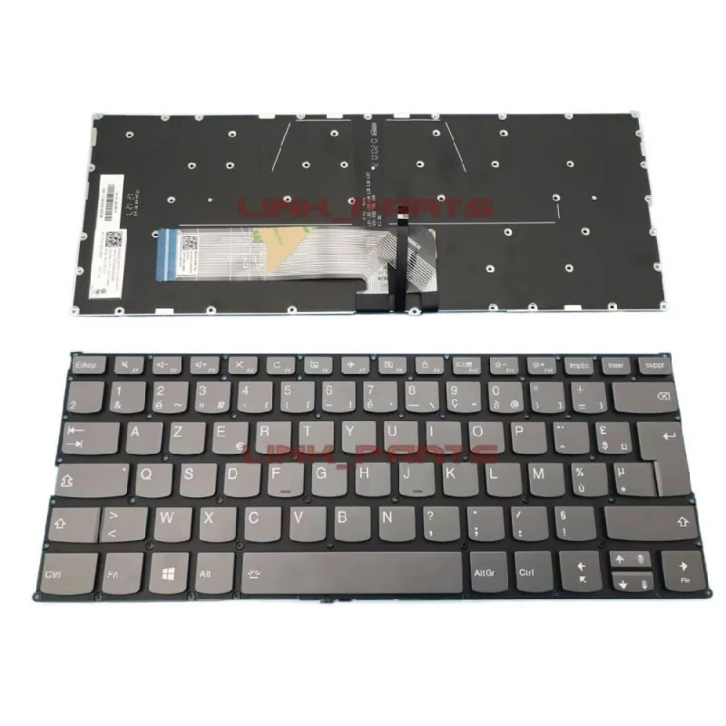 Nuevo teclado retroiluminado francés (Azerty) para Lenovo Yoga C340-14 C740-14IML FLEX-14API FLEX-14IML, teclado para ordenador portátil