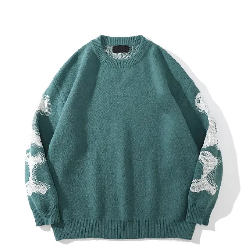 Men's Embroidery Sweater, Men's Fashion Trend Top, High-Quality Design, Hot Brand Sweater, y2k2024Autumn
