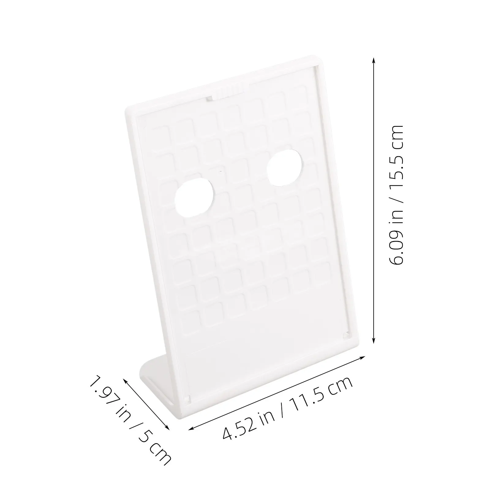 Plastic Sign Holder L-Shaped Table Number Holder A6 Place Card Display Stand for Supermarket Restaurant Price Tags Showing Rack