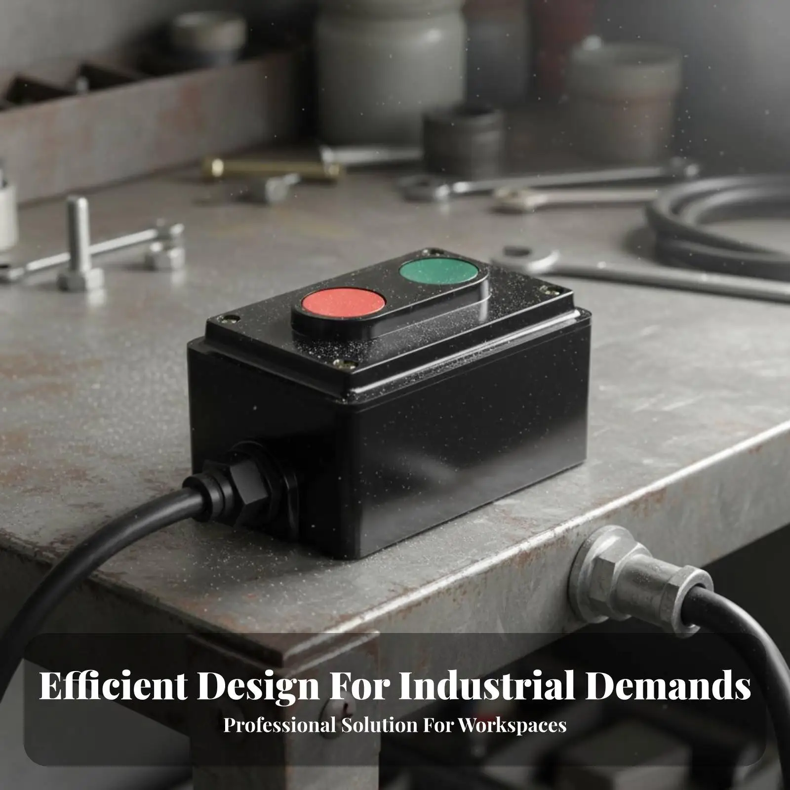 Push Button Switch Box Momentary Start Stop Control 2 3 Button for Power Distribution Systems with Visual Indicators