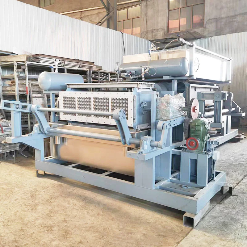 Multi-functional Waste Paper Recycle Egg Tray Machine Integrated Pulp Making Forming Drying Equipment Customized