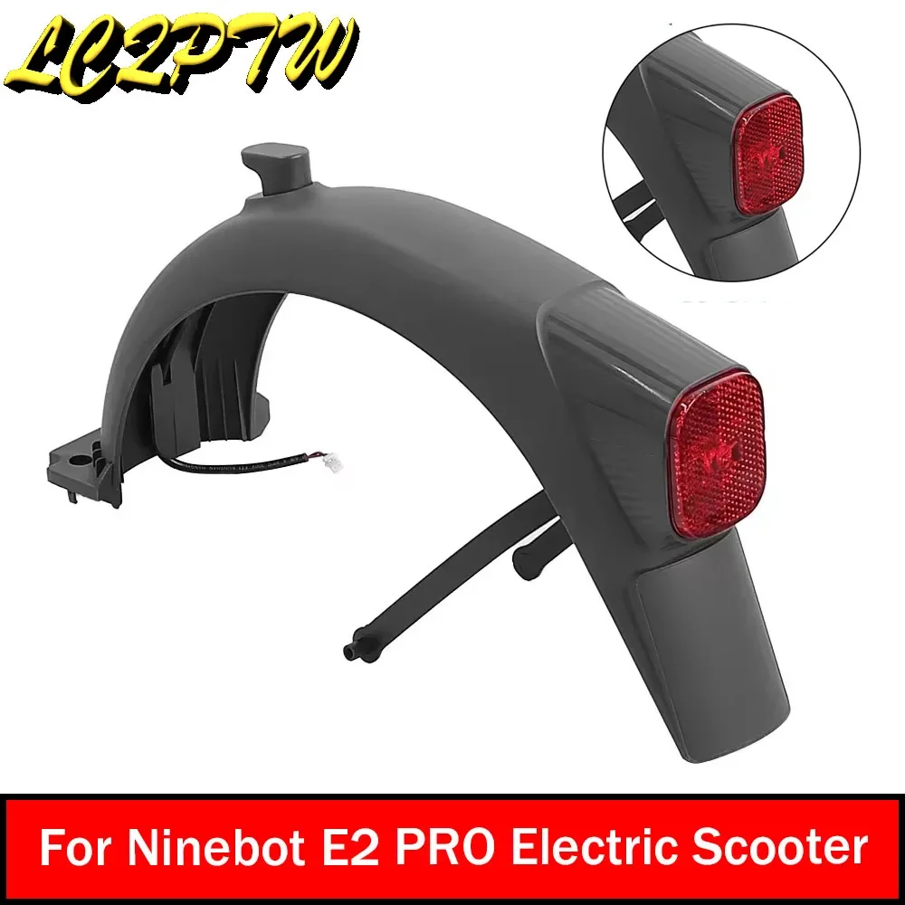 Original Mudguard With Support Taillight Parts For Ninebot Segway E2 PRO KickScooter Electric Scooter Stout Rear Fender Assembly