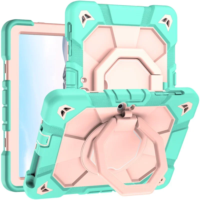 PC + Silicone Hybrid Shockproof Cover For Microsoft Surface Go 3 2 1 10.5inch Tablet PC Heavy Duty Armor Stand Case